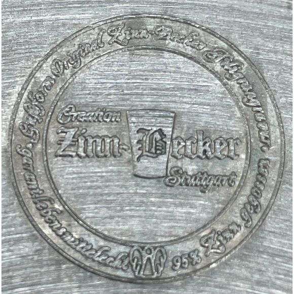 Zinn-Becker Decorative Pewter Plate Schwarzwald The Black Forest - Picture 4 of 7